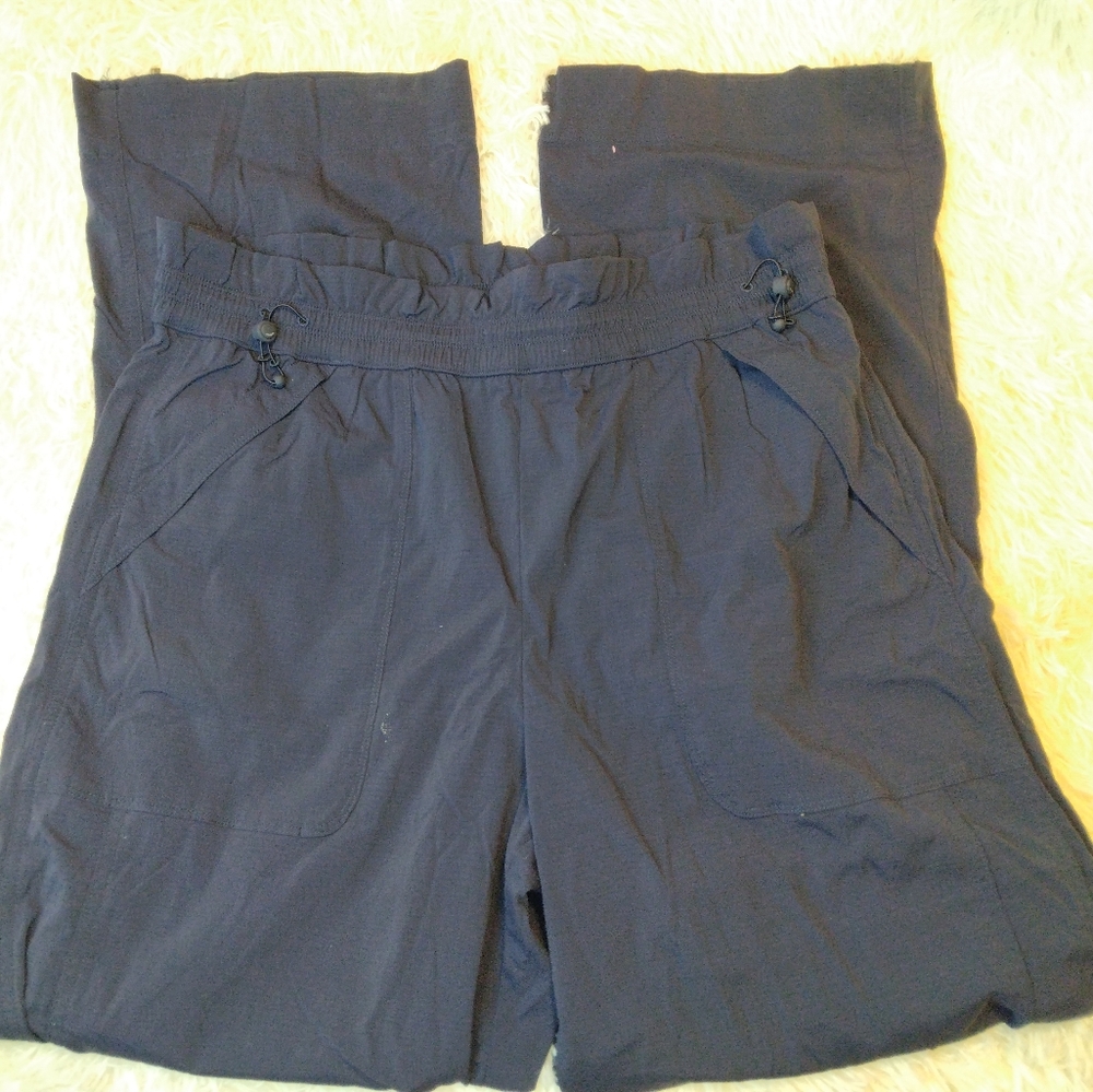 Athleta Trekkie High Rise Parachute Pant in Navy Size 12 - Picture 5 of 8